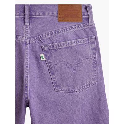 Levis 501 Original Cropped Jeans Botanical Lavender back details